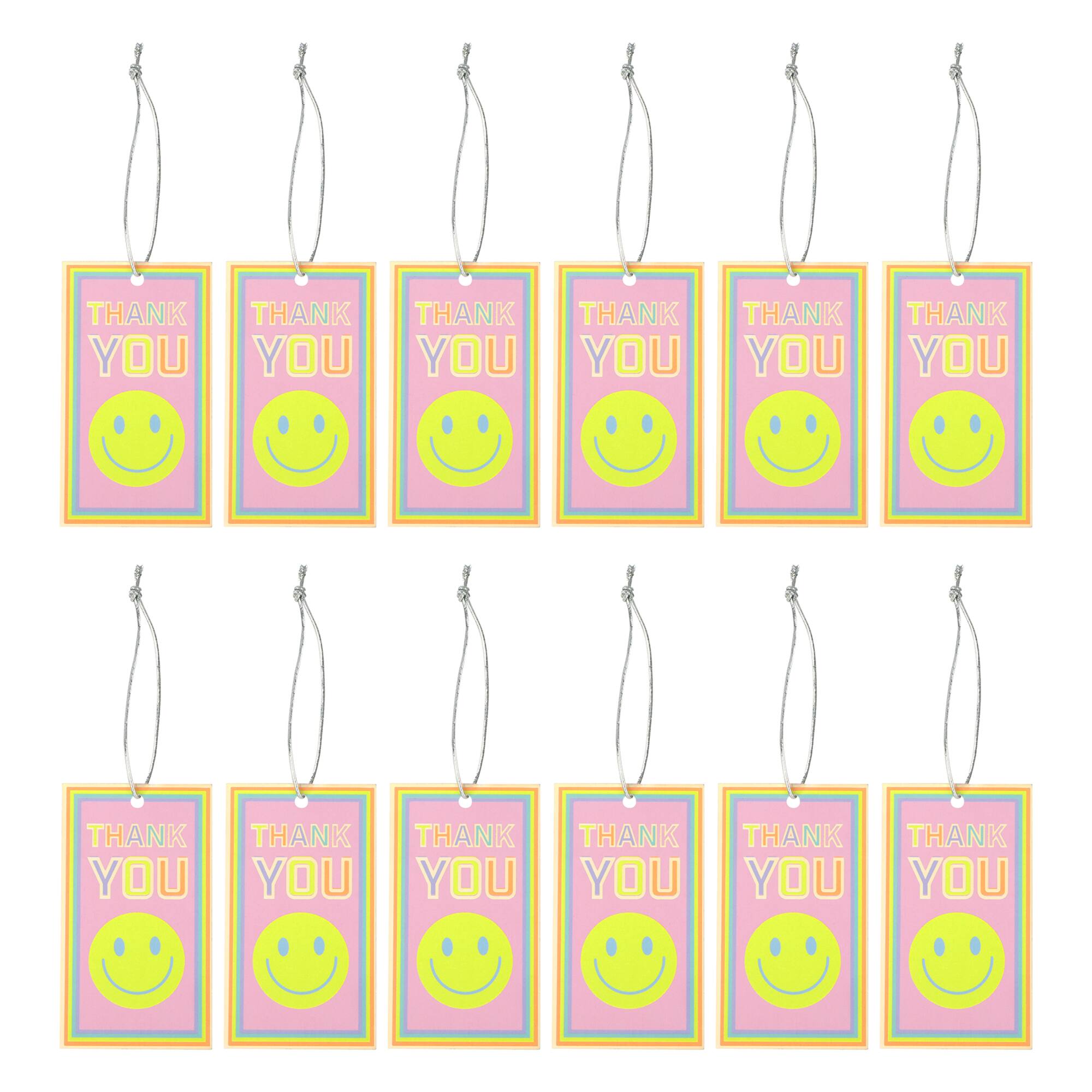 24 Packs: 12 ct. (288 total) Good Vibes Thank You Gift Tags by Celebrate It™